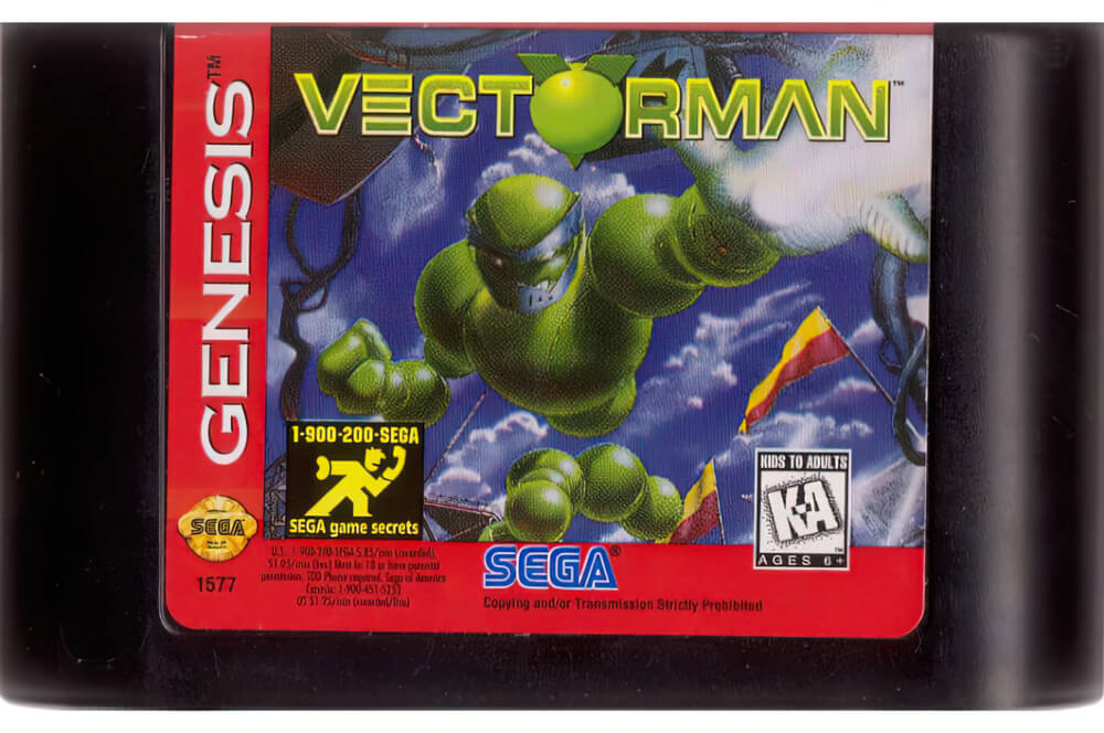 Лицензионный картридж Vectorman для Genesis
